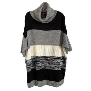 XSIDE Women's Drop Shoulder Long Sweater Half Sleeve Acrylic Loose Fit Size XL